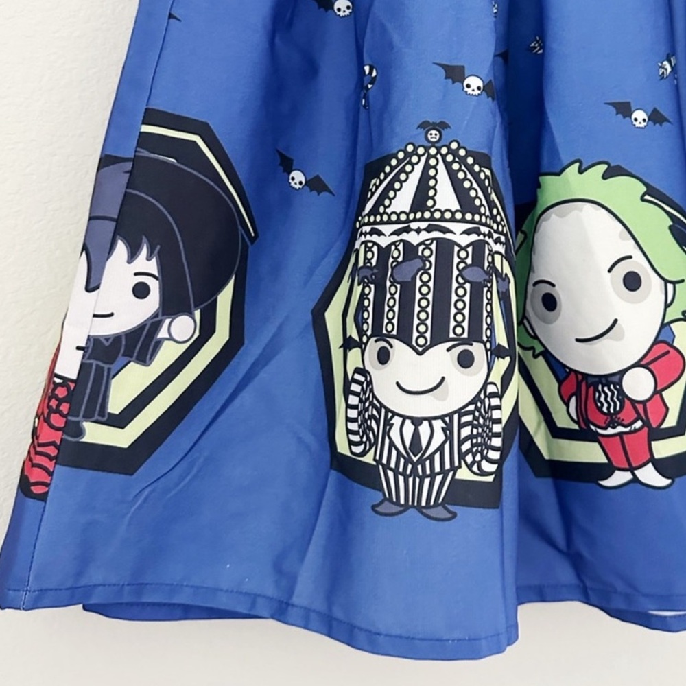 SOLD - Beetlejuice Characters Gellar Swing Skirt - Picture 7 of 11